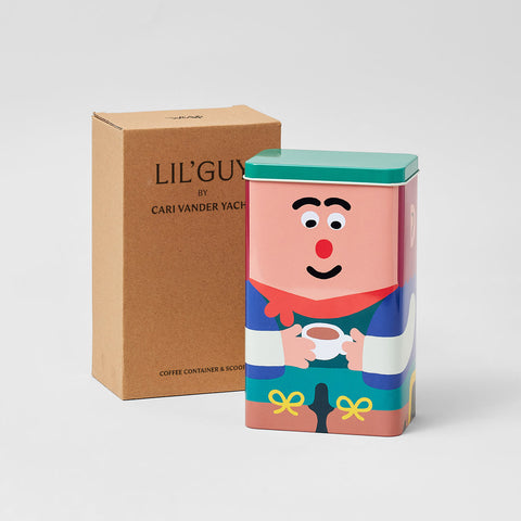 Lil Guy and Coffee Storage Tin