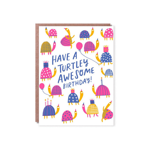 Turtley Awesome Greeting Card