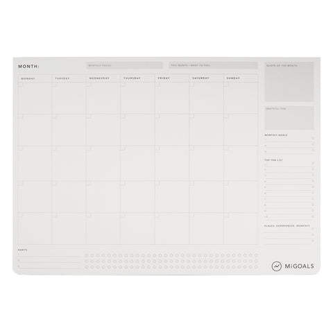 Monthly Desk Pad