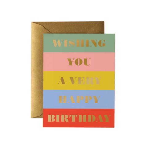 Birthday Wishes Greeting Card