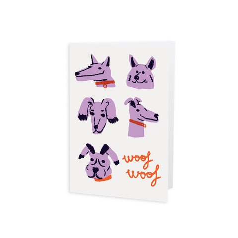 Woof Woof Greeting Card